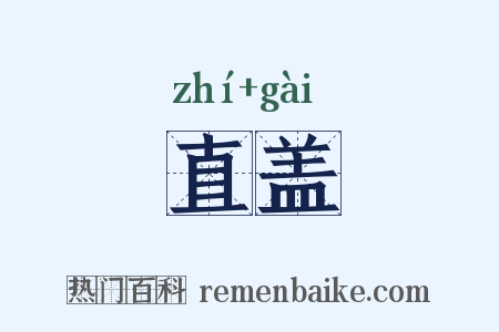 直盖是什么意思的图片